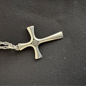 James Avery cross with chain